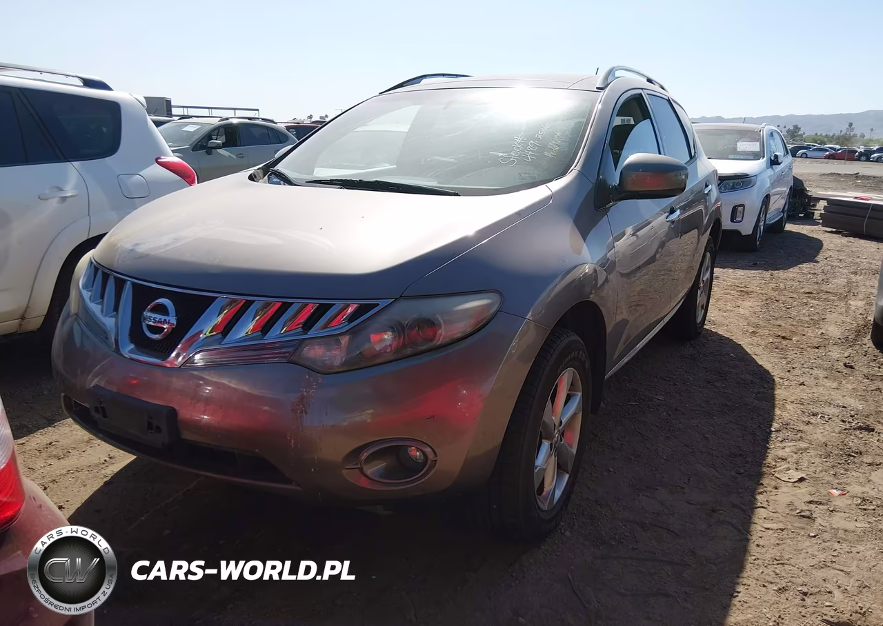 2010 Nissan Murano Sl VIN:JN8AZ1MW6AW139714 - 2