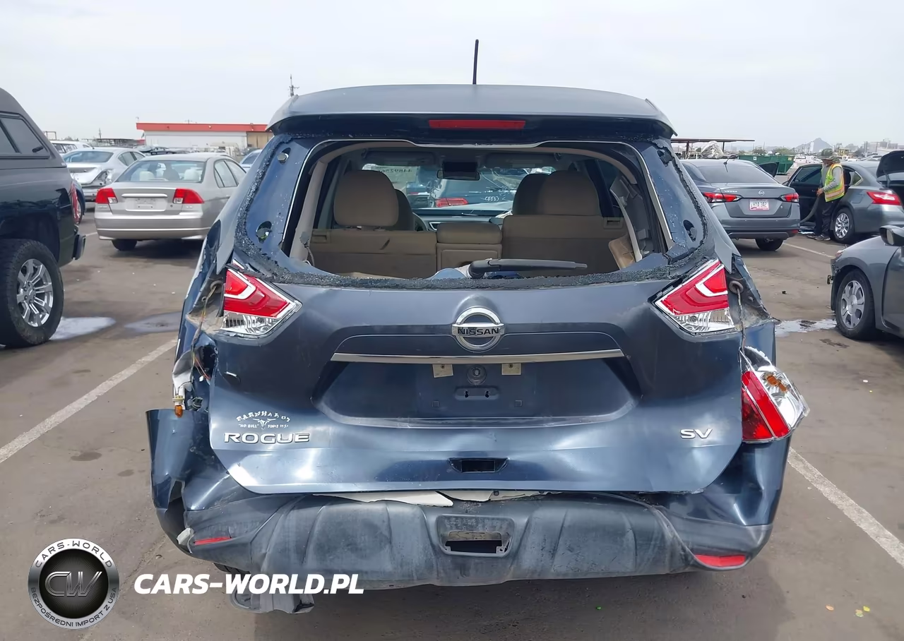 2015 Nissan Rogue Sv VIN:KNMAT2MT0FP562251 - 16