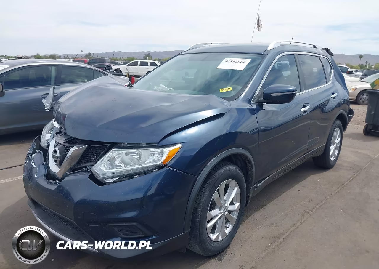 2015 Nissan Rogue Sv VIN:KNMAT2MT0FP562251 - 2