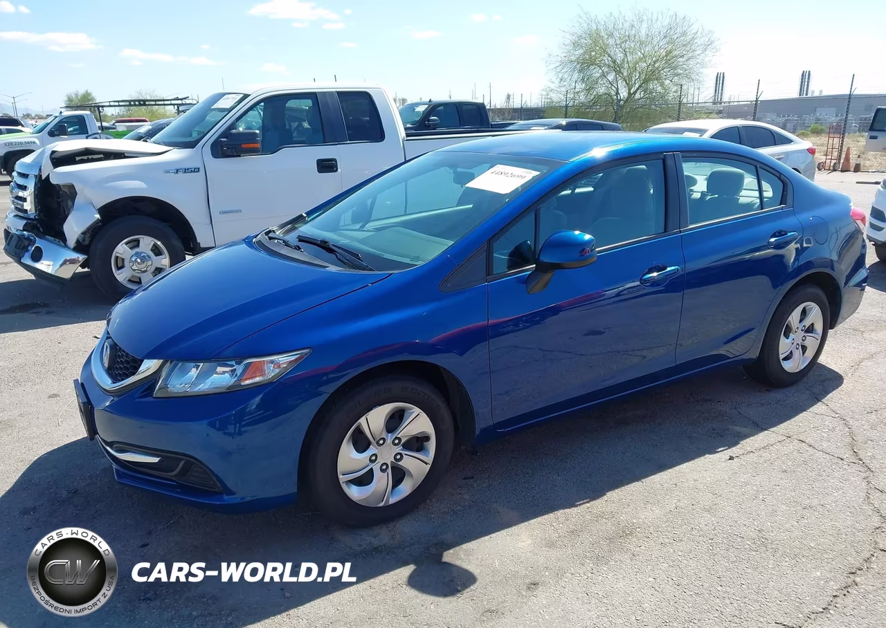 2013 Honda Civic Lx VIN:19XFB2F5XDE273026 - 2