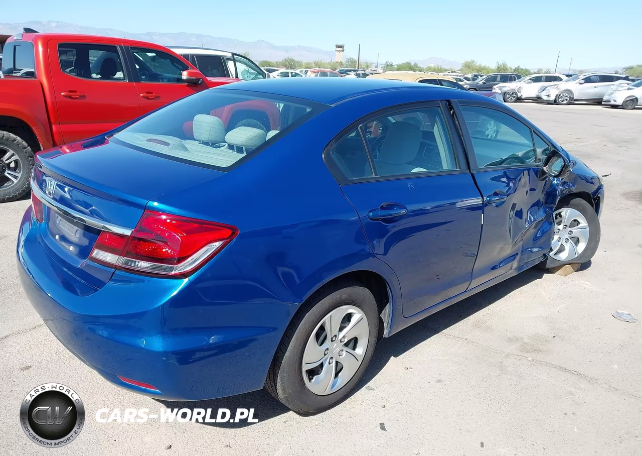 2013 Honda Civic Lx VIN:19XFB2F5XDE273026 - 4