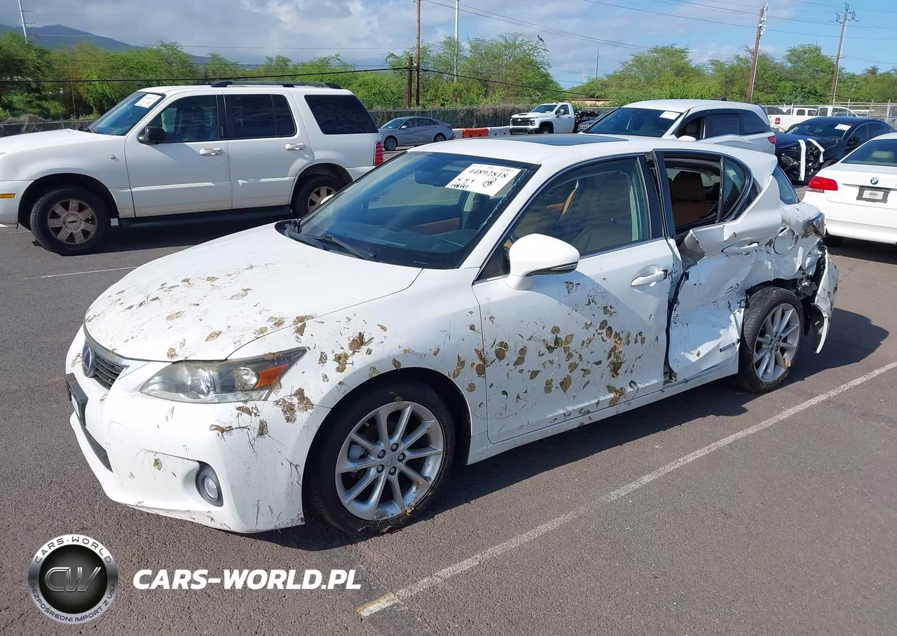 2012 Lexus Ct 200H Premium VIN:JTHKD5BH6C2103637 - 2