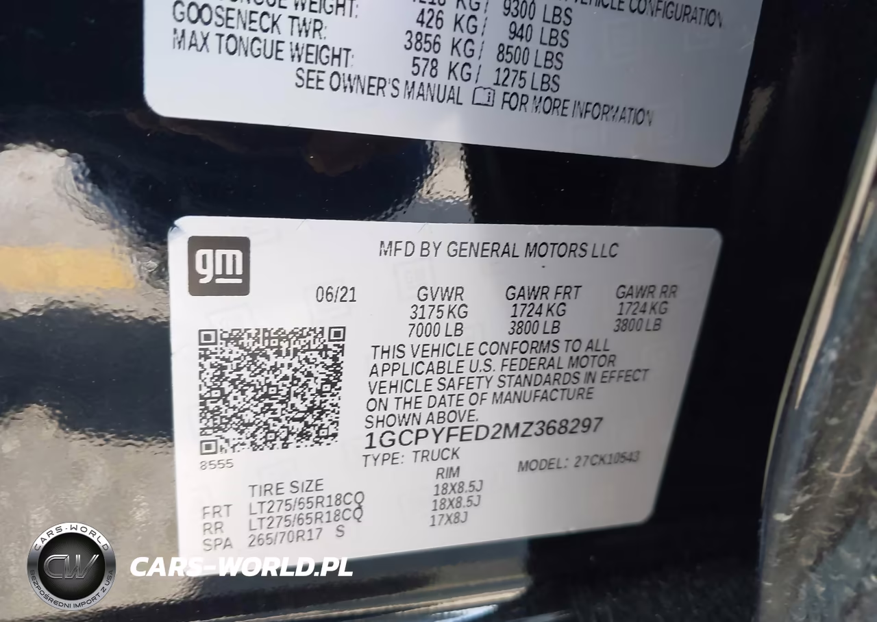 2021 Chevrolet Silverado 1500 4Wd Short Bed Lt Trail Boss VIN:1GCPYFED2MZ368297 - 9