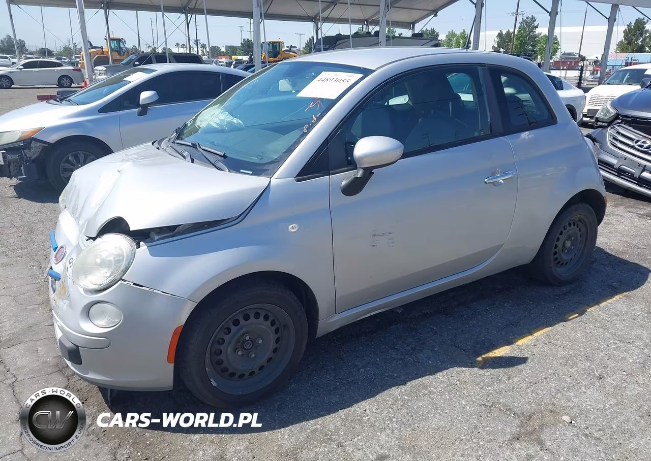 2013 Fiat 500 Pop VIN:3C3CFFAR8DT552421 - 2