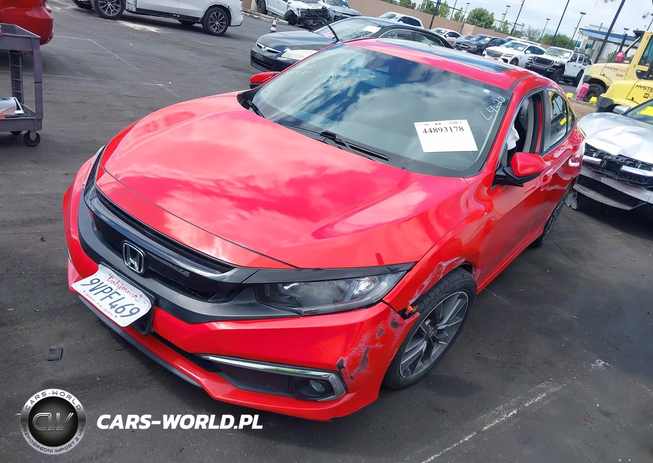 2019 Honda Civic Ex VIN:JHMFC1F30KX010531 - 2