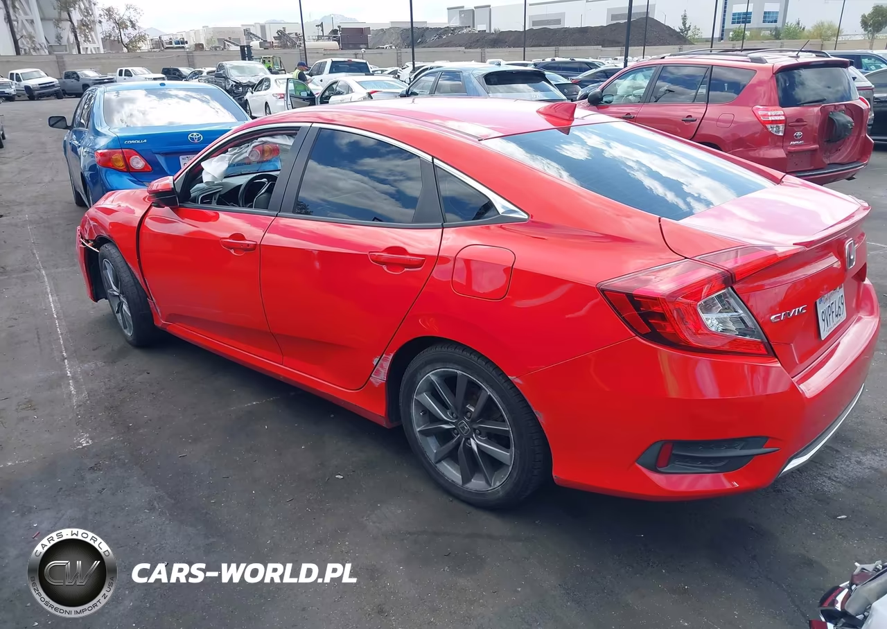 2019 Honda Civic Ex VIN:JHMFC1F30KX010531 - 3