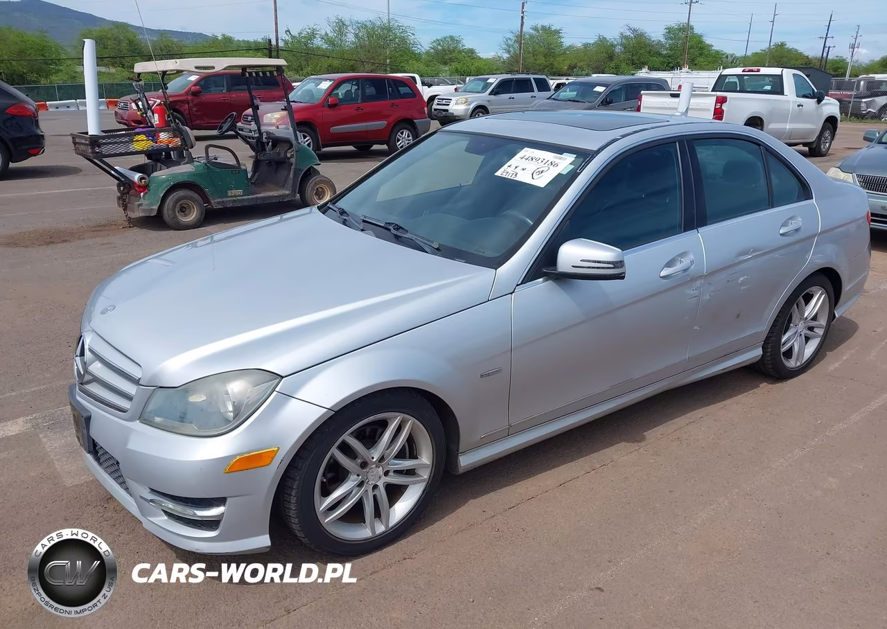 2012 Mercedes-Benz C 250 Sport VIN:WDDGF4HB0CA606154 - 2
