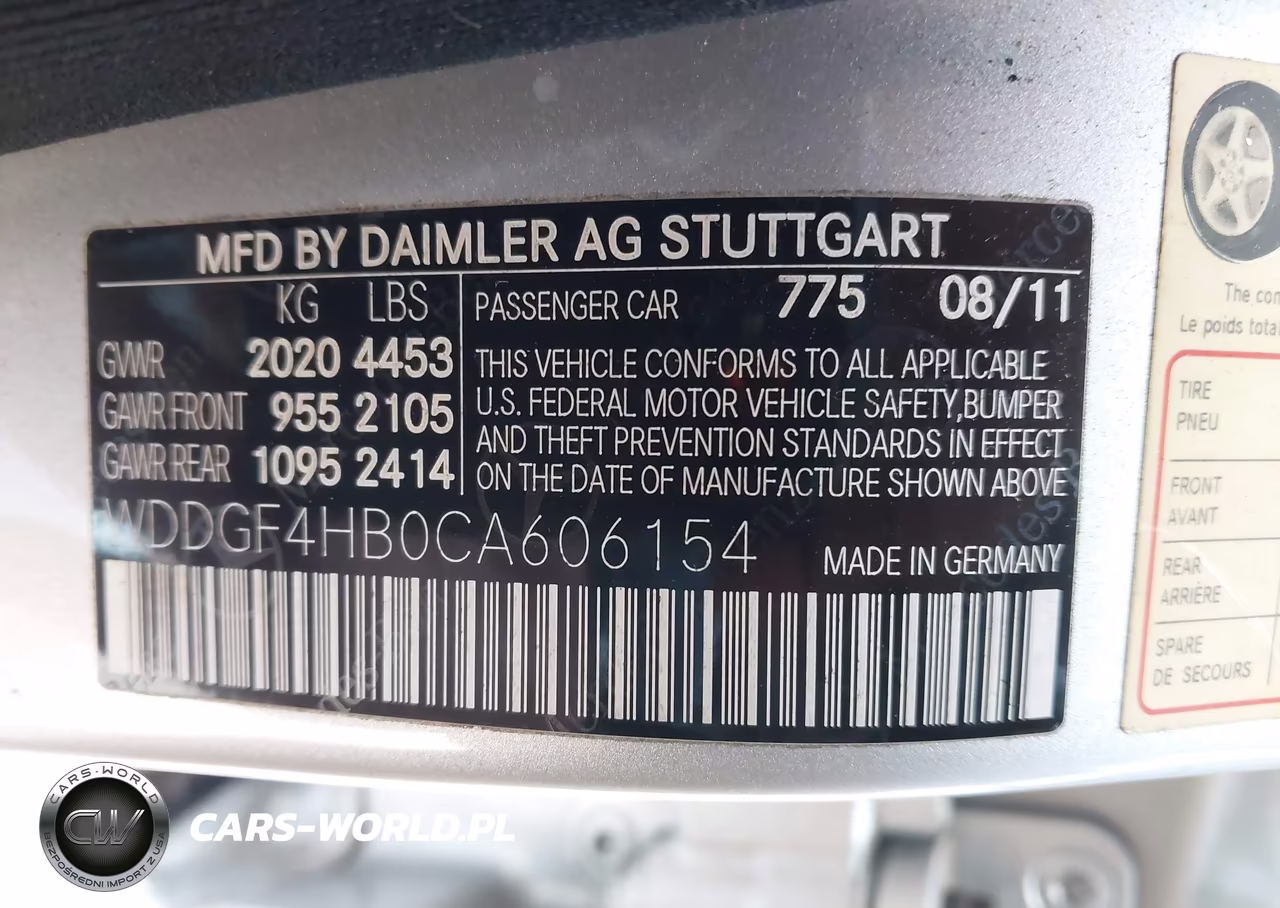 2012 Mercedes-Benz C 250 Sport VIN:WDDGF4HB0CA606154 - 9