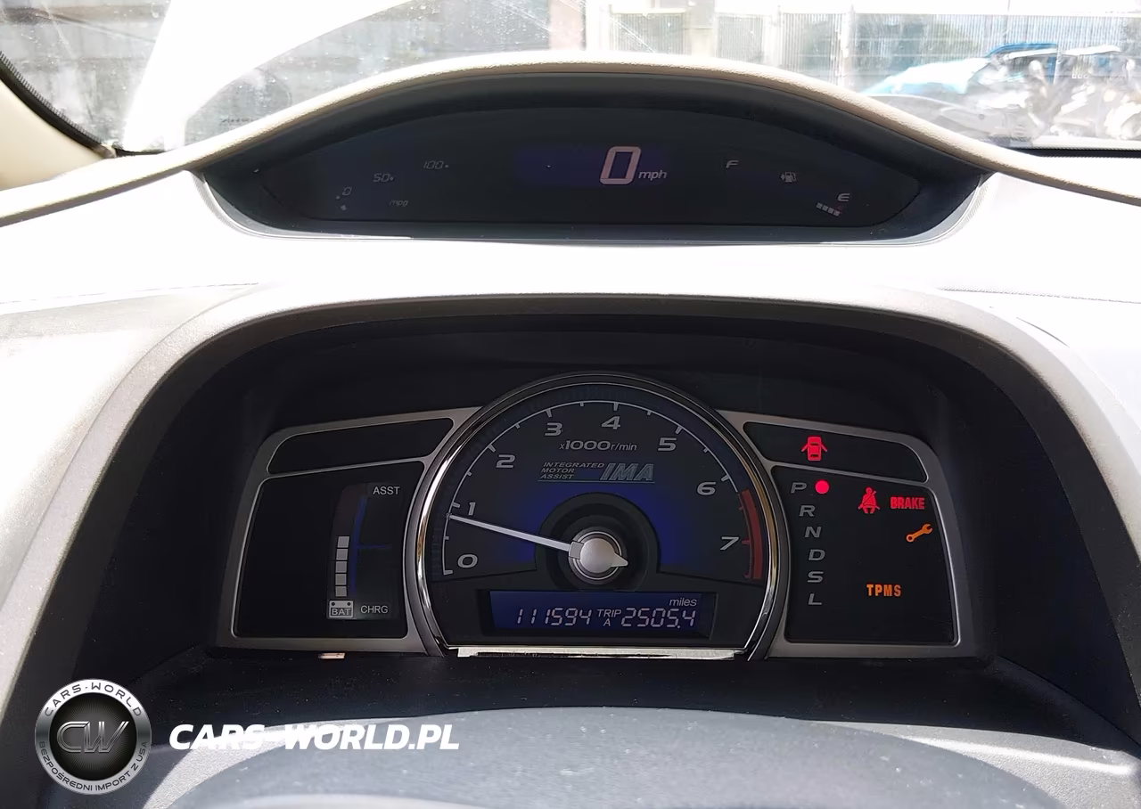2008 Honda Civic Hybrid VIN:JHMFA36248S013205 - 7