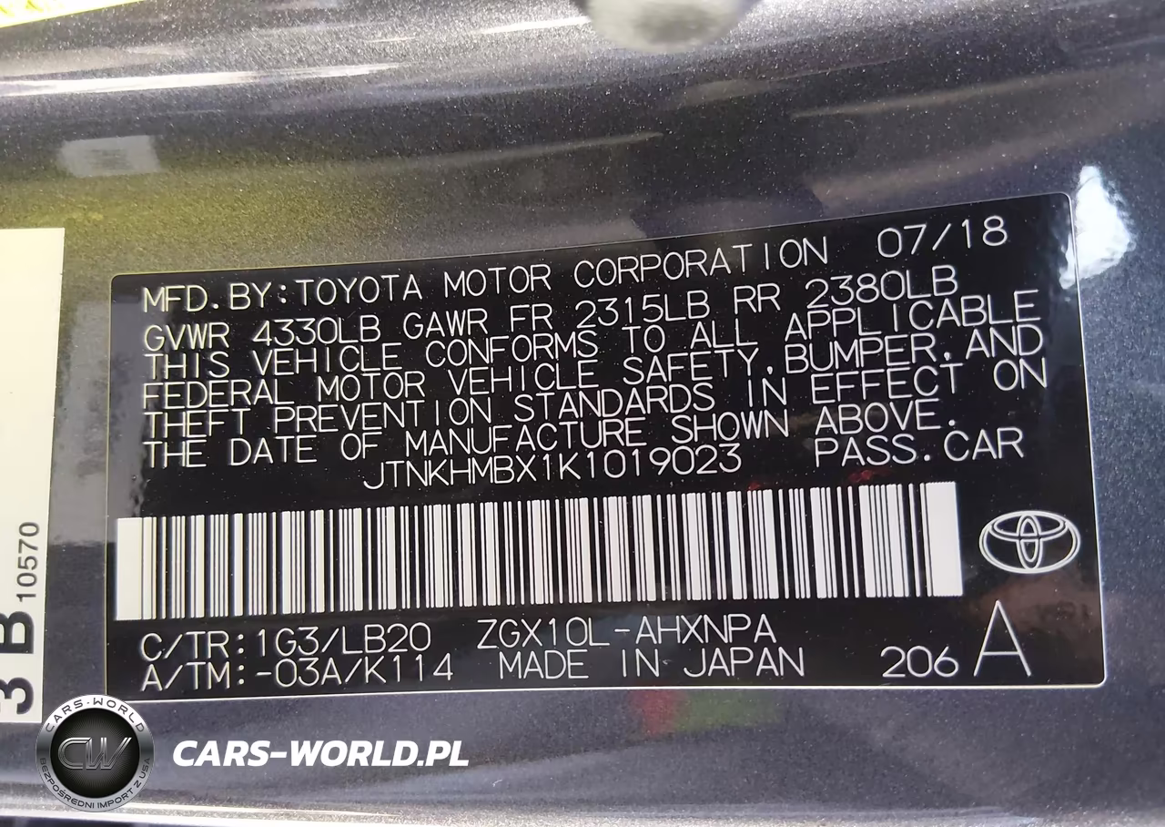 2019 Toyota C-Hr Limited VIN:JTNKHMBX1K1019023 - 9