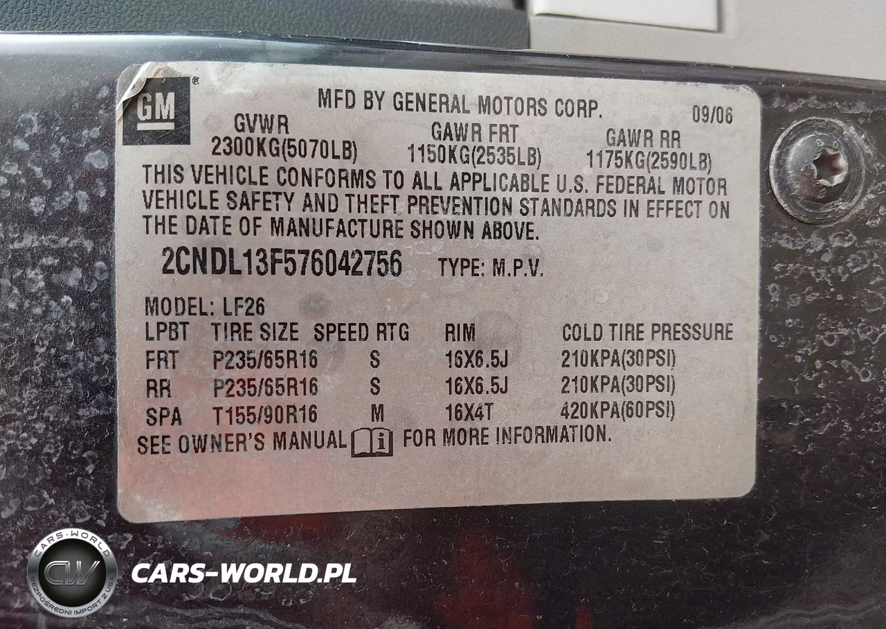 2007 Chevrolet Equinox Ls VIN:2CNDL13F576042756 - 9