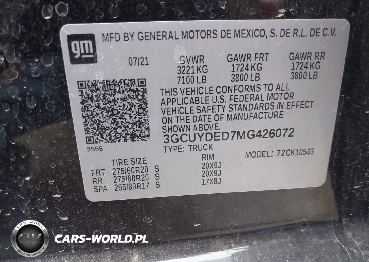 2021 Chevrolet Silverado 1500 4Wd Short Bed Lt VIN:3GCUYDED7MG426072 - 9