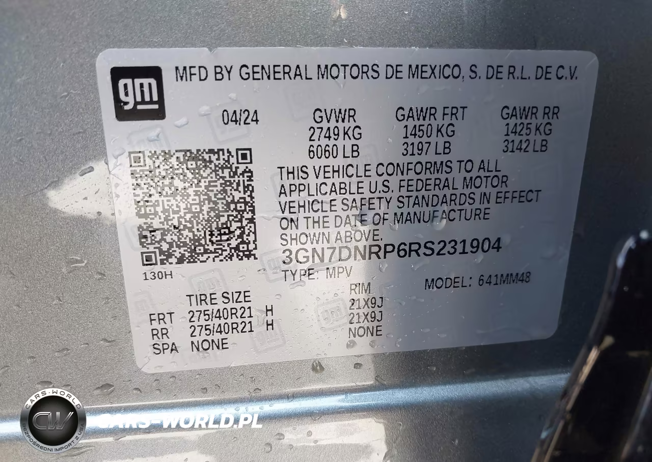 2024 Chevrolet Equinox Ev Rs VIN:3GN7DNRP6RS231904 - 9