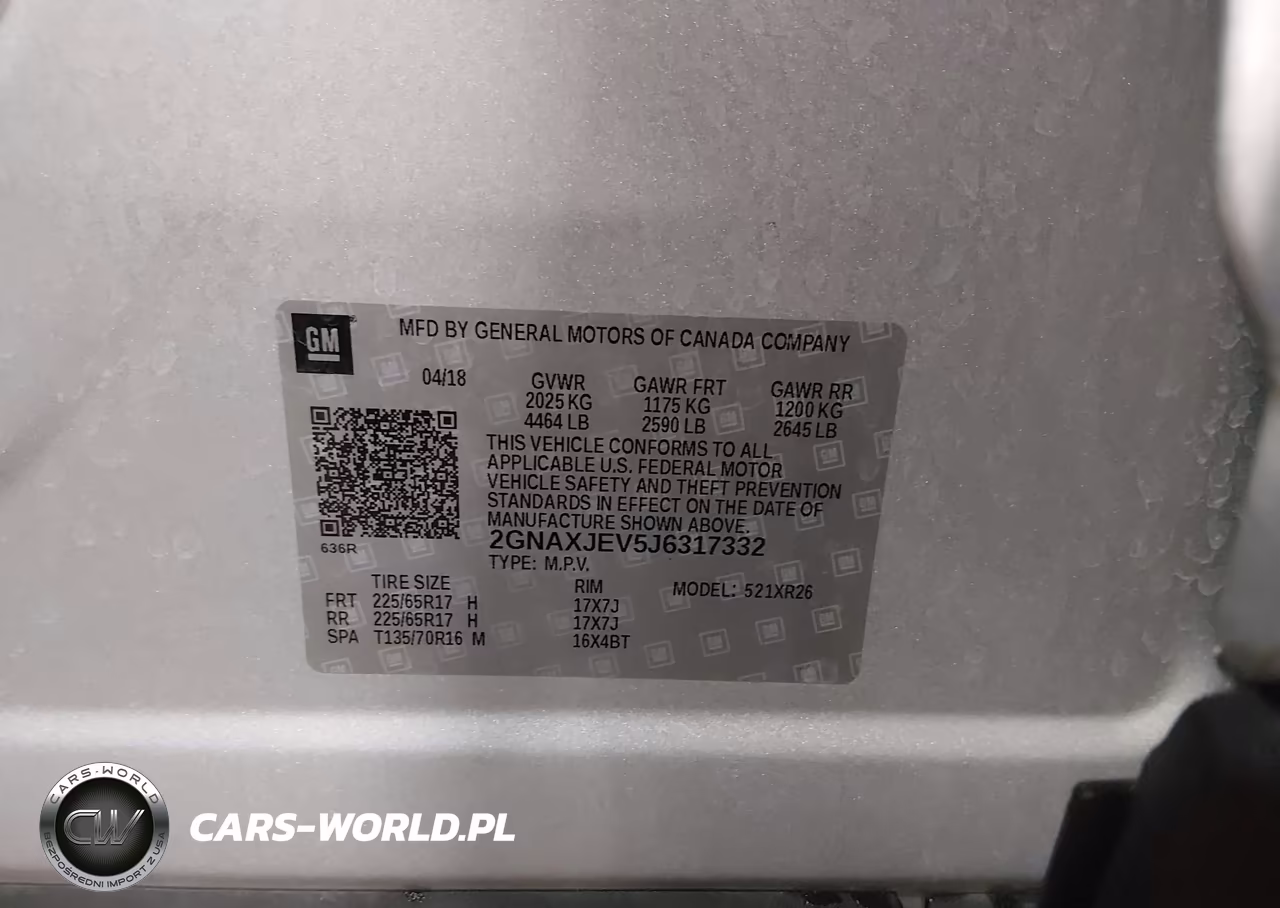2018 Chevrolet Equinox Lt VIN:2GNAXJEV5J6317332 - 9