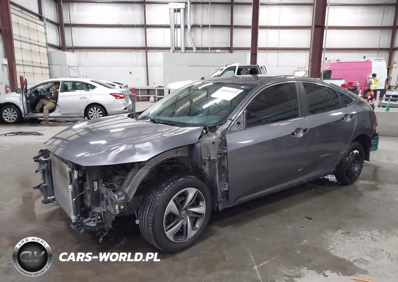 2019 Honda Civic Lx VIN:19XFC2F65KE042182 - 2