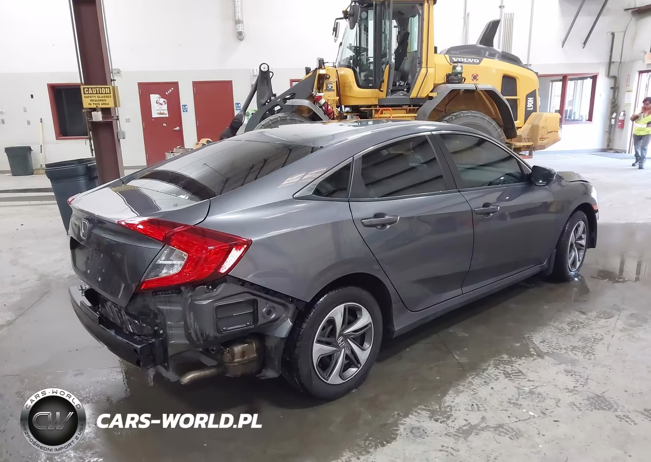 2019 Honda Civic Lx VIN:19XFC2F65KE042182 - 4