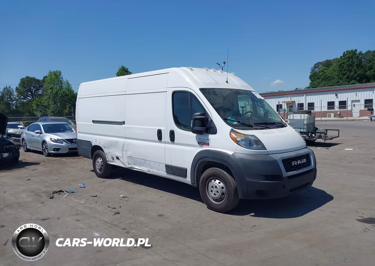 2021 Ram Promaster 3500 Cargo Van High Roof 159 Wb Ext