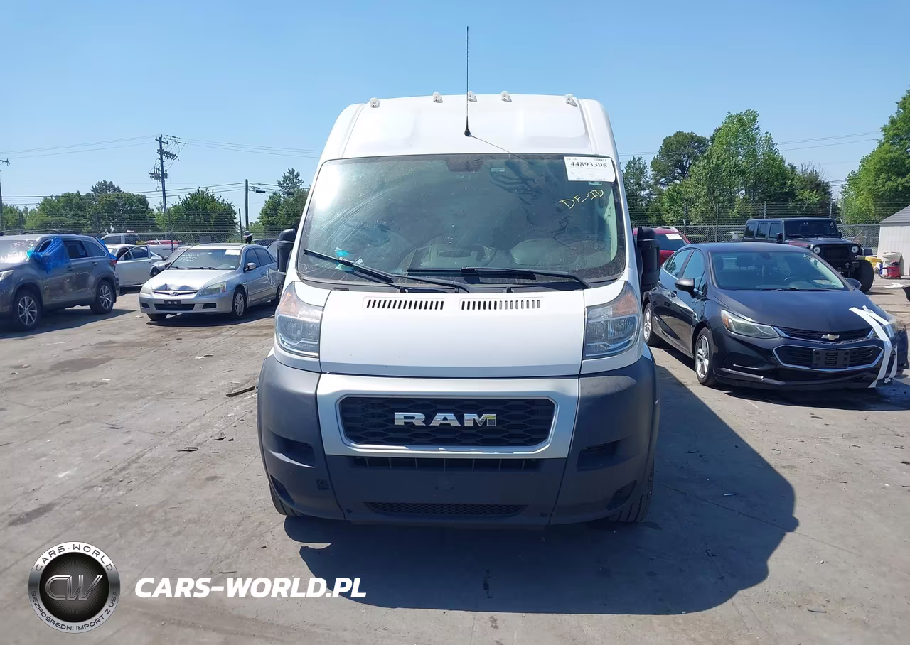 2021 Ram Promaster 3500 Cargo Van High Roof 159 Wb Ext VIN:3C6MRVJGXME520520 - 12