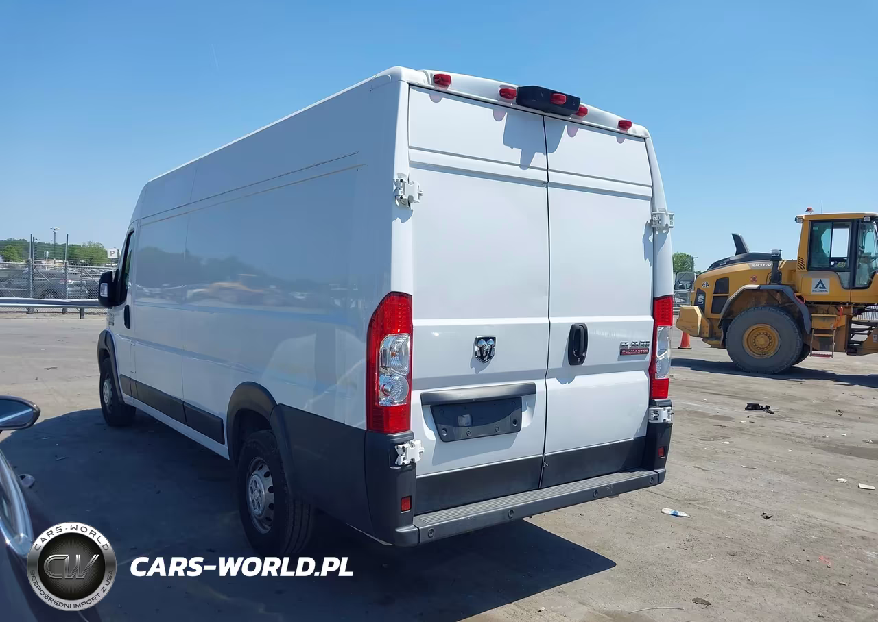 2021 Ram Promaster 3500 Cargo Van High Roof 159 Wb Ext VIN:3C6MRVJGXME520520 - 3