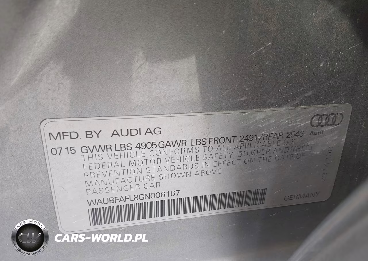 2016 Audi A4 2.0T Premium VIN:WAUBFAFL8GN006167 - 9