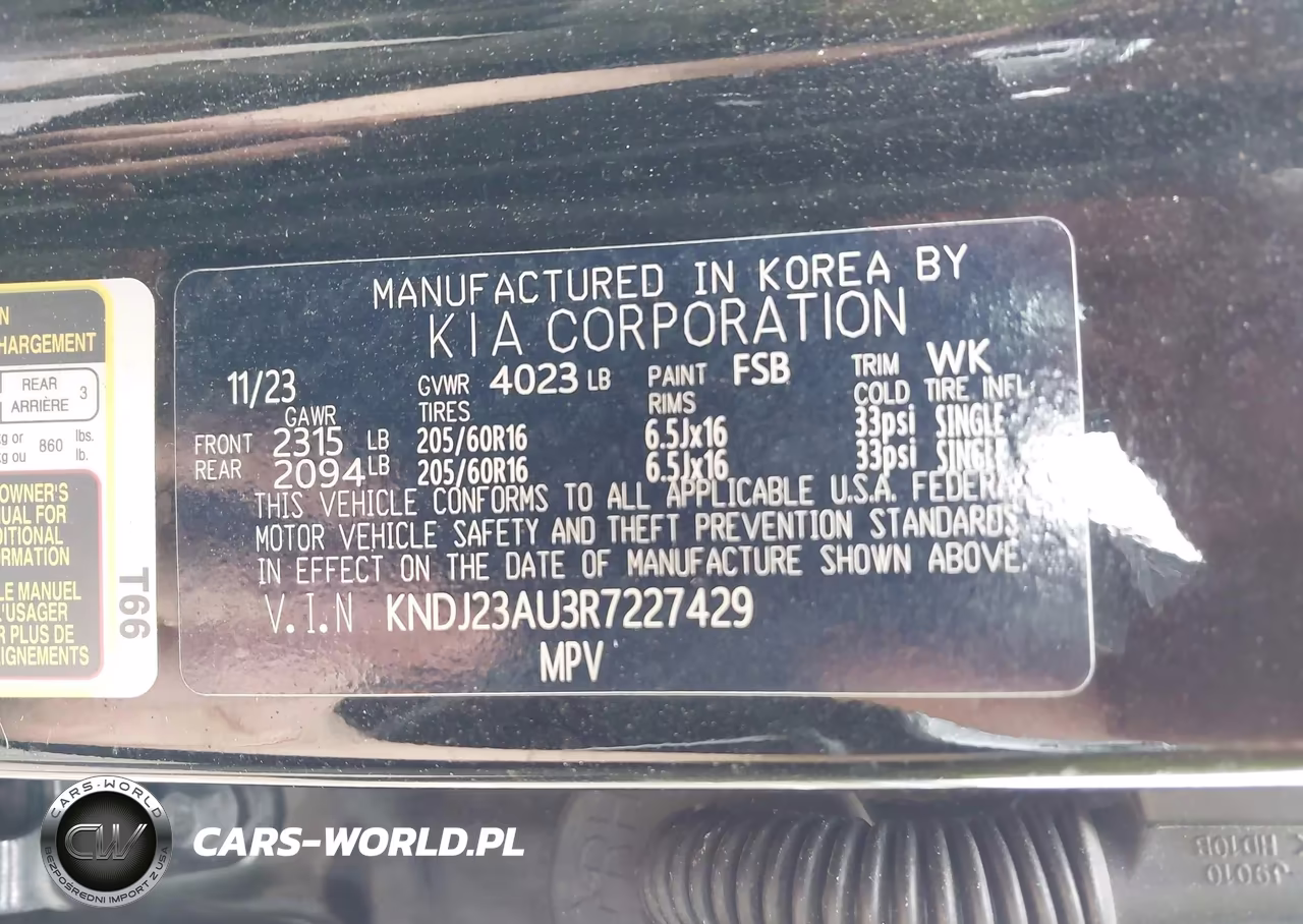 2024 Kia Soul Lx VIN:KNDJ23AU3R7227429 - 9