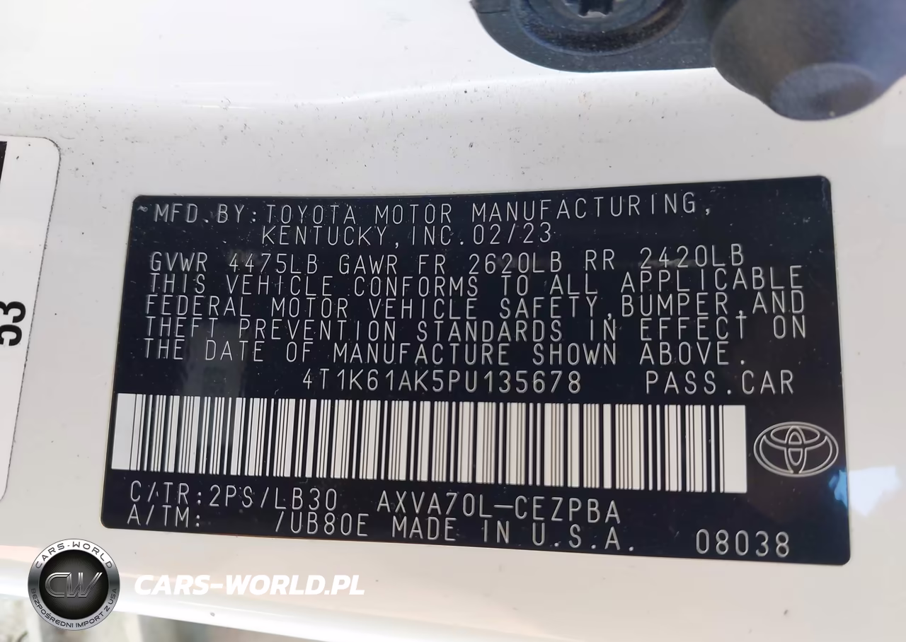 2023 Toyota Camry Xse VIN:4T1K61AK5PU135678 - 9
