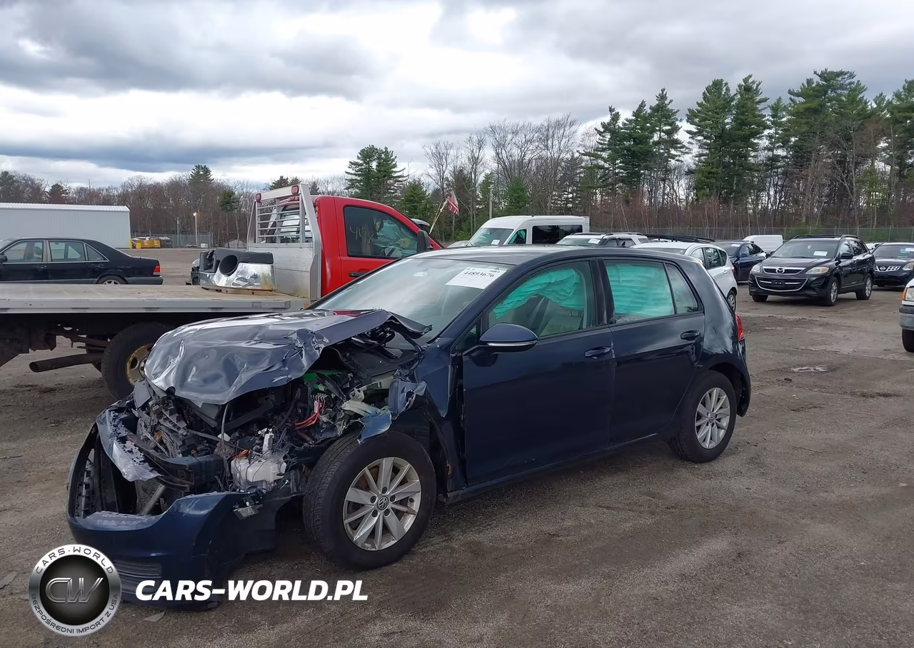 2015 Volkswagen Golf Tsi S 4-Door VIN:3VW217AU9FM011260 - 2