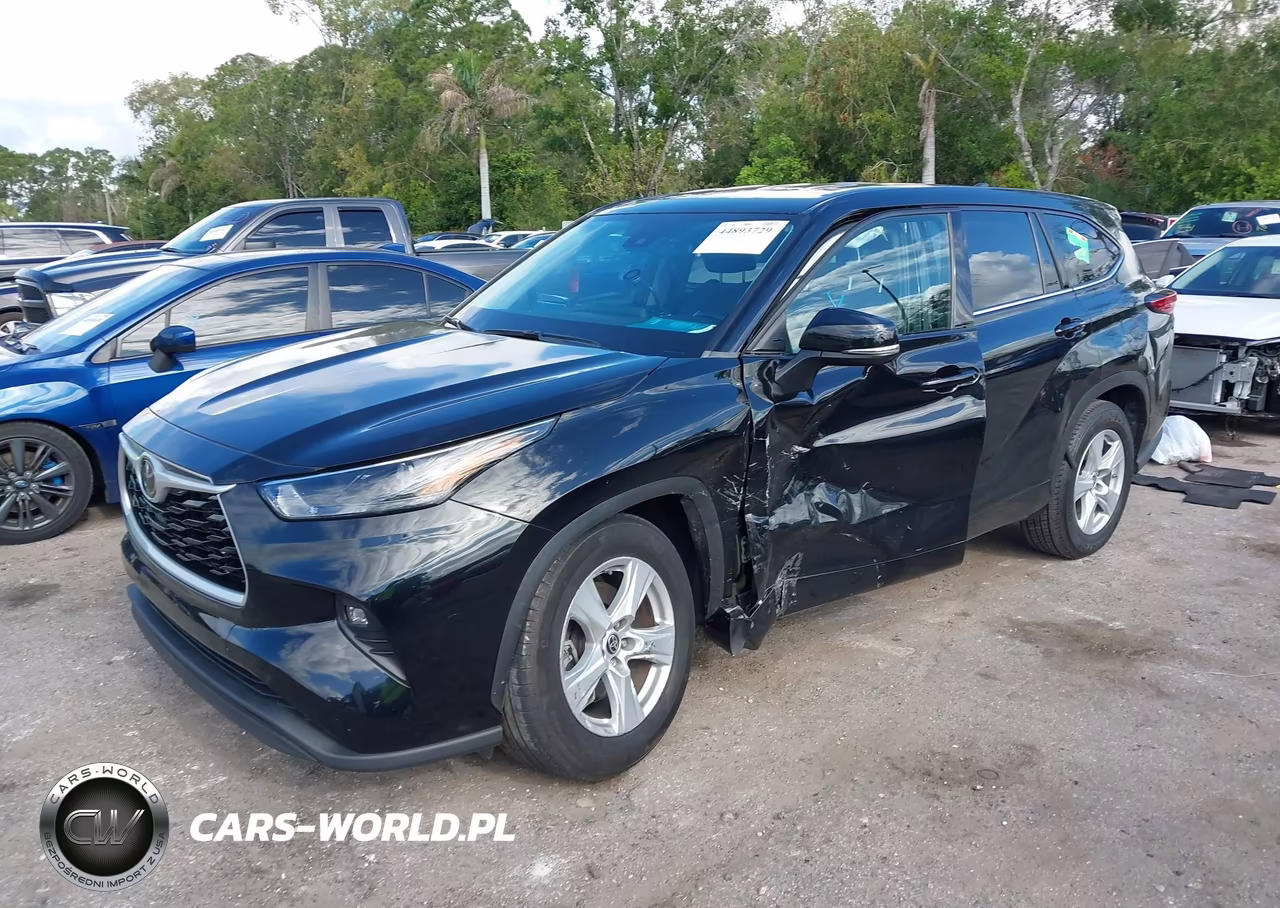 2022 Toyota Highlander Le VIN:5TDZZRAHXNS133407 - 2