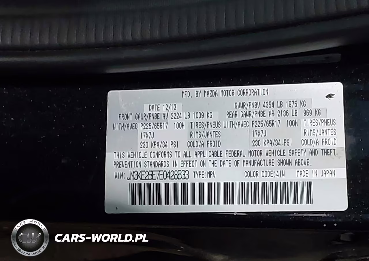 2014 Mazda Cx-5 Sport VIN:JM3KE2BE7E0428533 - 9