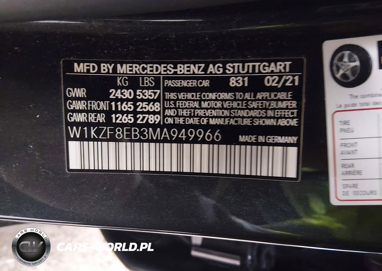 2021 Mercedes-Benz E 350 4Matic VIN:W1KZF8EB3MA949966 - 9