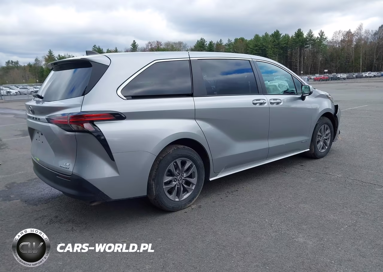2021 Toyota Sienna Le VIN:5TDKRKEC4MS033874 - 4