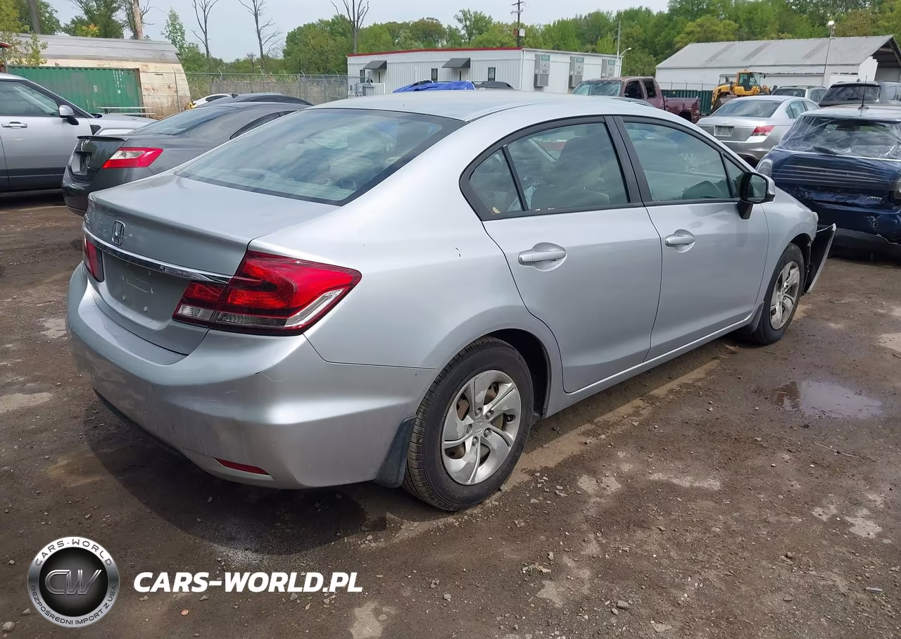 2013 Honda Civic Lx VIN:2HGFB2F58DH540976 - 4