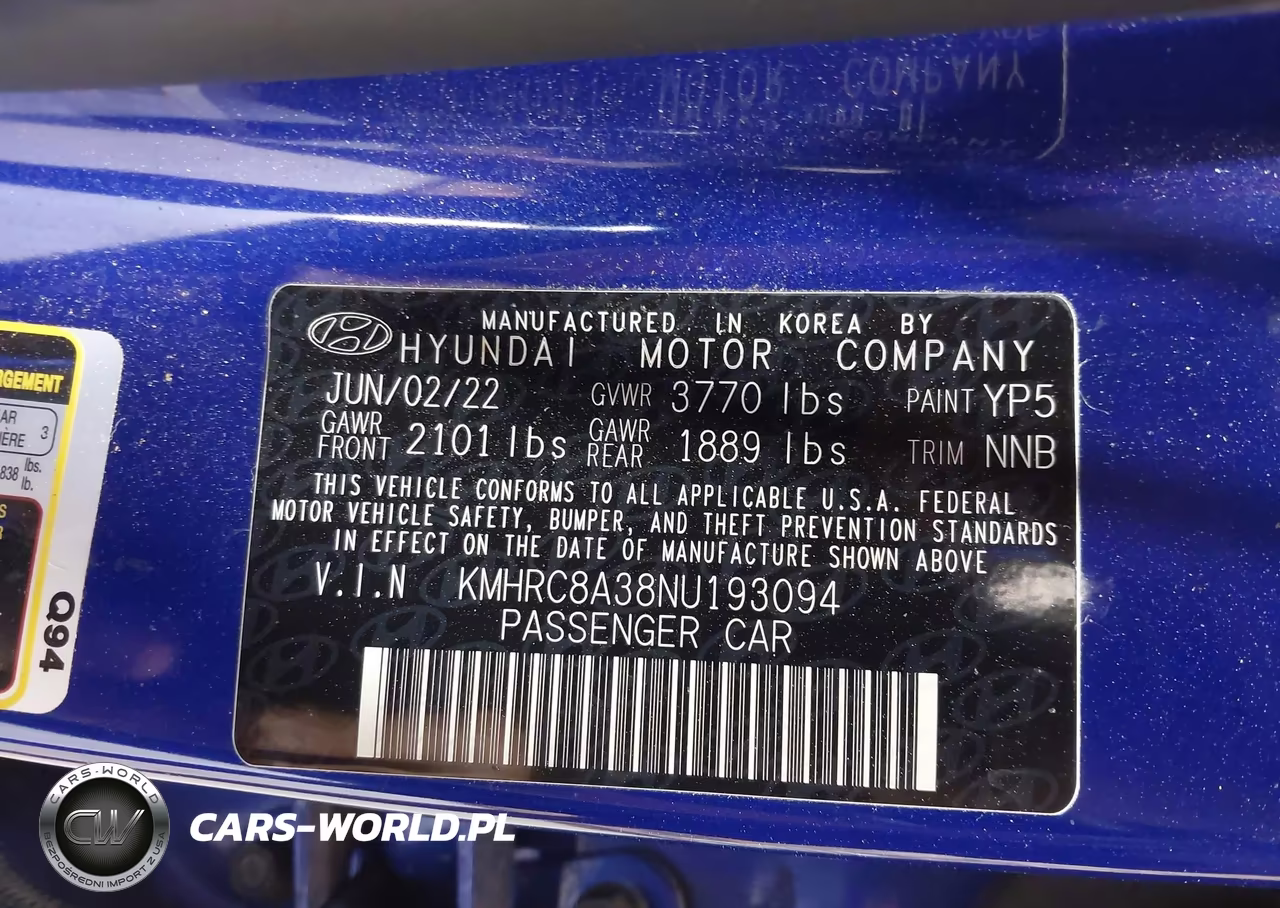 2022 Hyundai Venue Limited VIN:KMHRC8A38NU193094 - 9