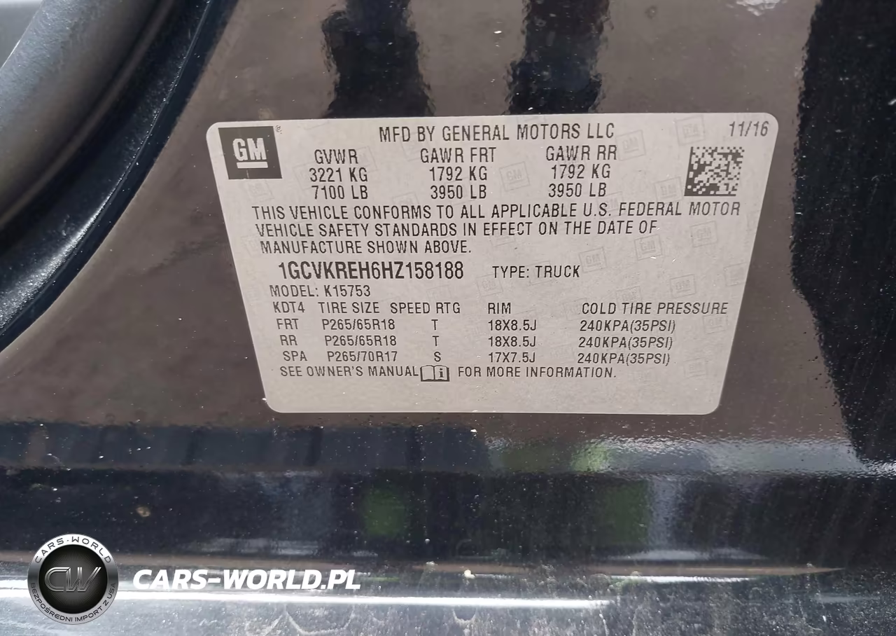 2017 Chevrolet Silverado 1500 1Lt VIN:1GCVKREH6HZ158188 - 9