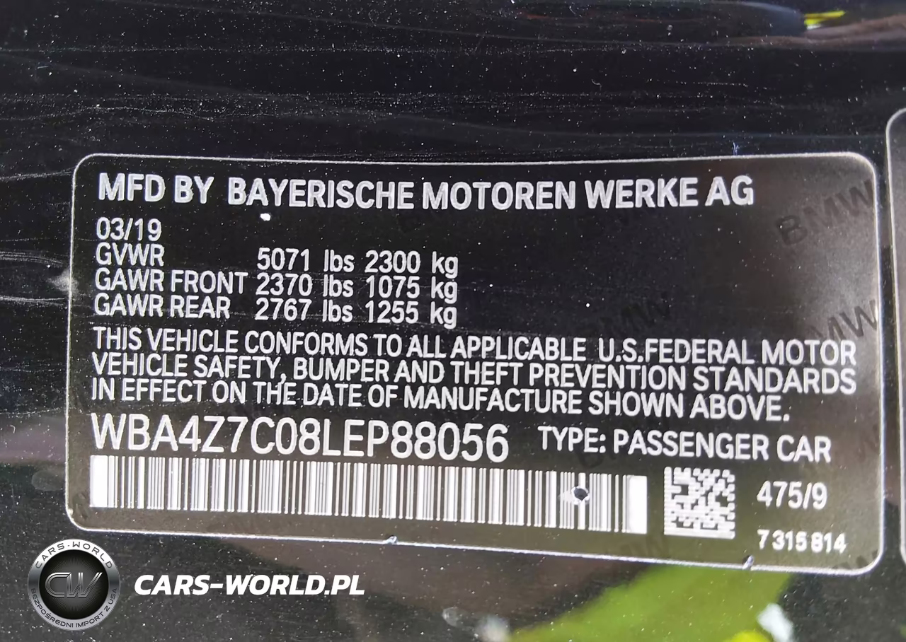 2020 BMW 440I xDrive VIN:WBA4Z7C08LEP88056 - 9