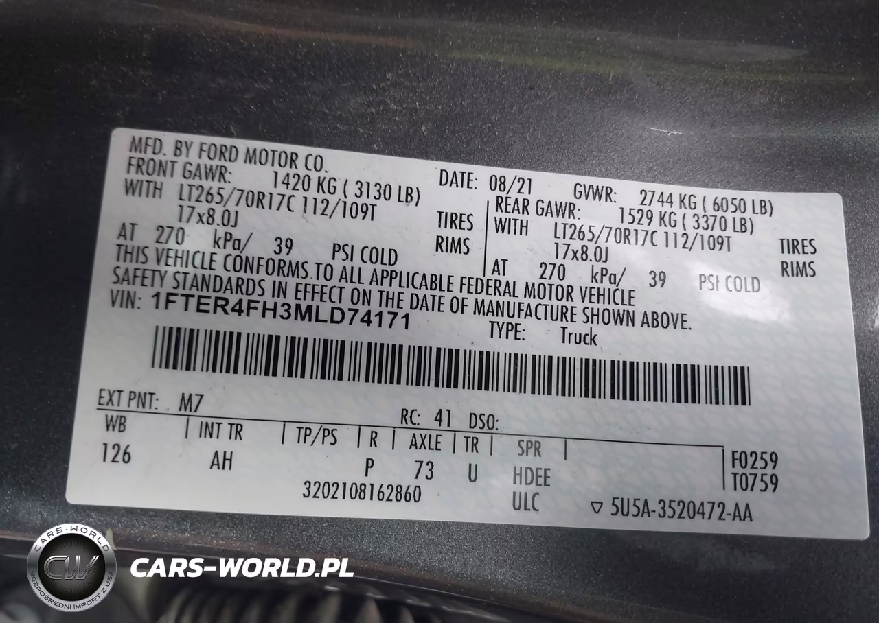 2021 Ford Ranger Xlt VIN:1FTER4FH3MLD74171 - 9