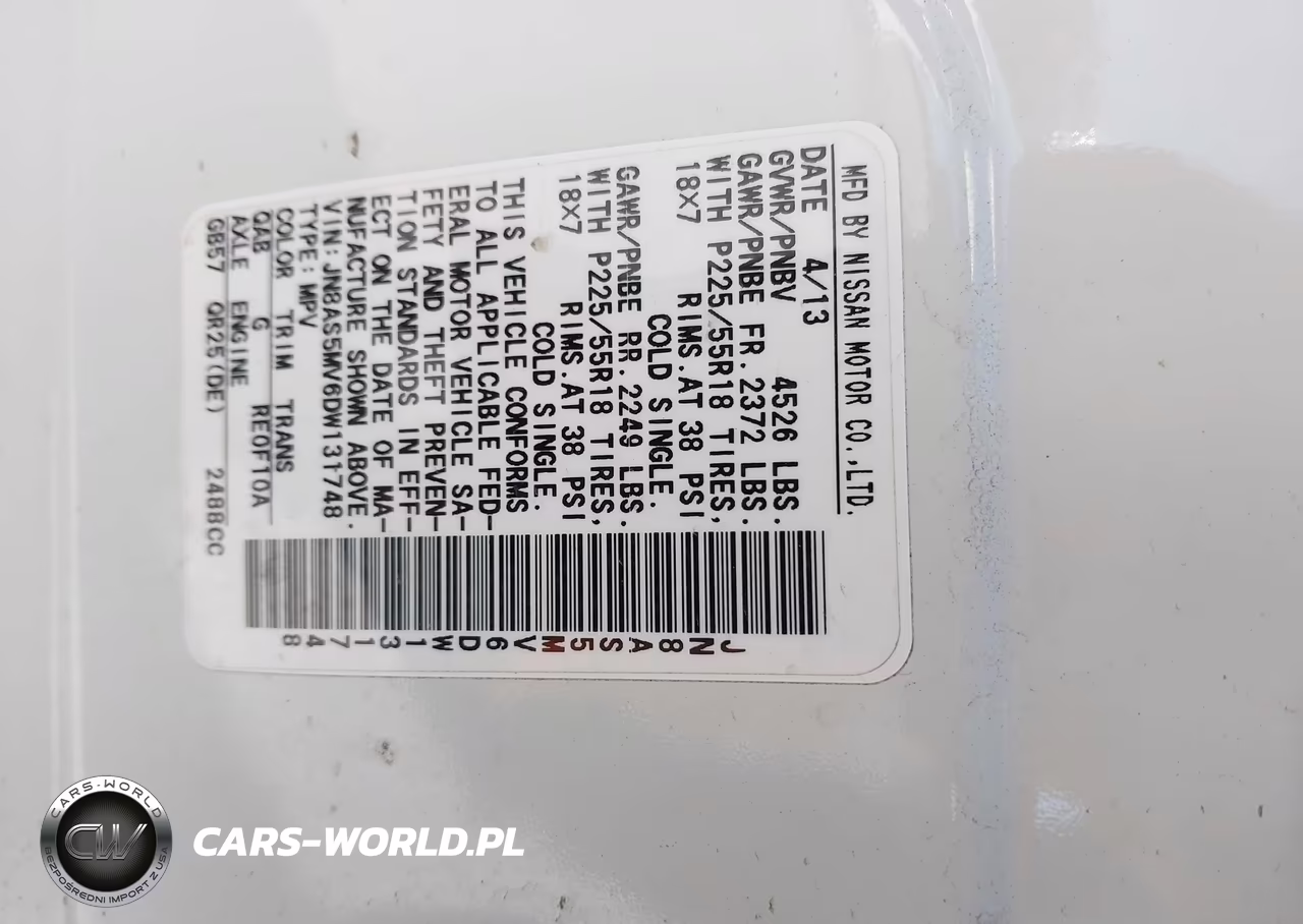 2013 Nissan Rogue Sv W-Sl Pkg VIN:JN8AS5MV6DW131748 - 9