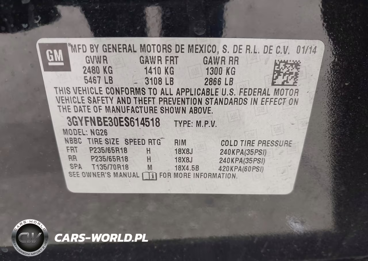 2014 Cadillac Srx Luxury Collection VIN:3GYFNBE30ES614518 - 9