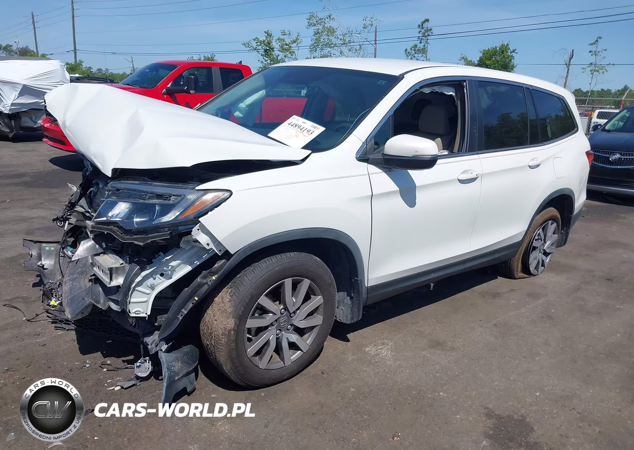 2021 Honda Pilot 2Wd Ex VIN:5FNYF5H37MB002106 - 2