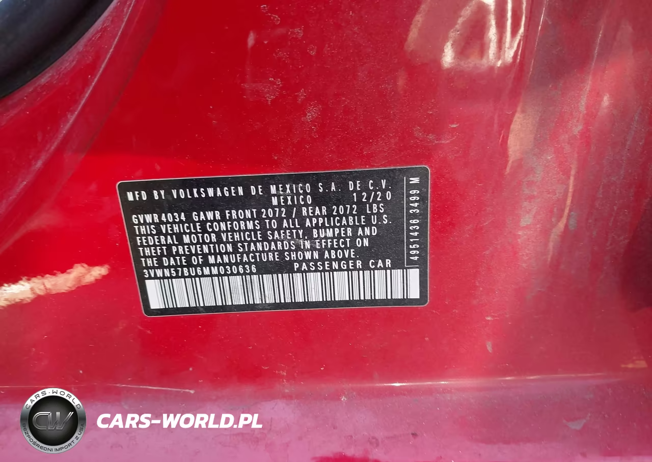 2021 Volkswagen Jetta 1.4T R-Line-1.4T S VIN:3VWN57BU6MM030636 - 9