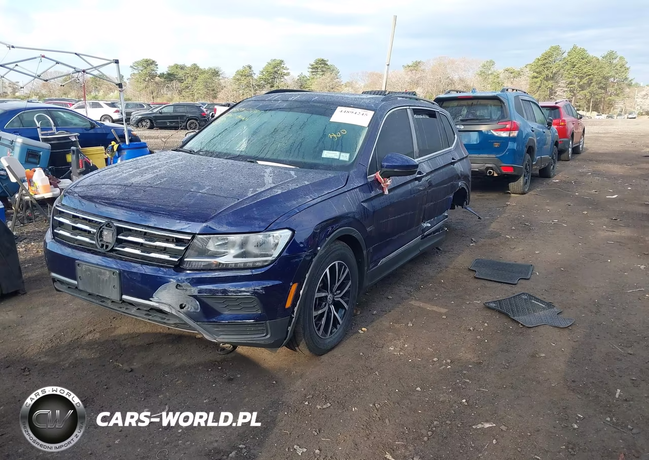 2021 Volkswagen Tiguan 2.0T Se-2.0T Se R-Line Black-2.0T Sel VIN:3VV2B7AX7MM025425 - 2