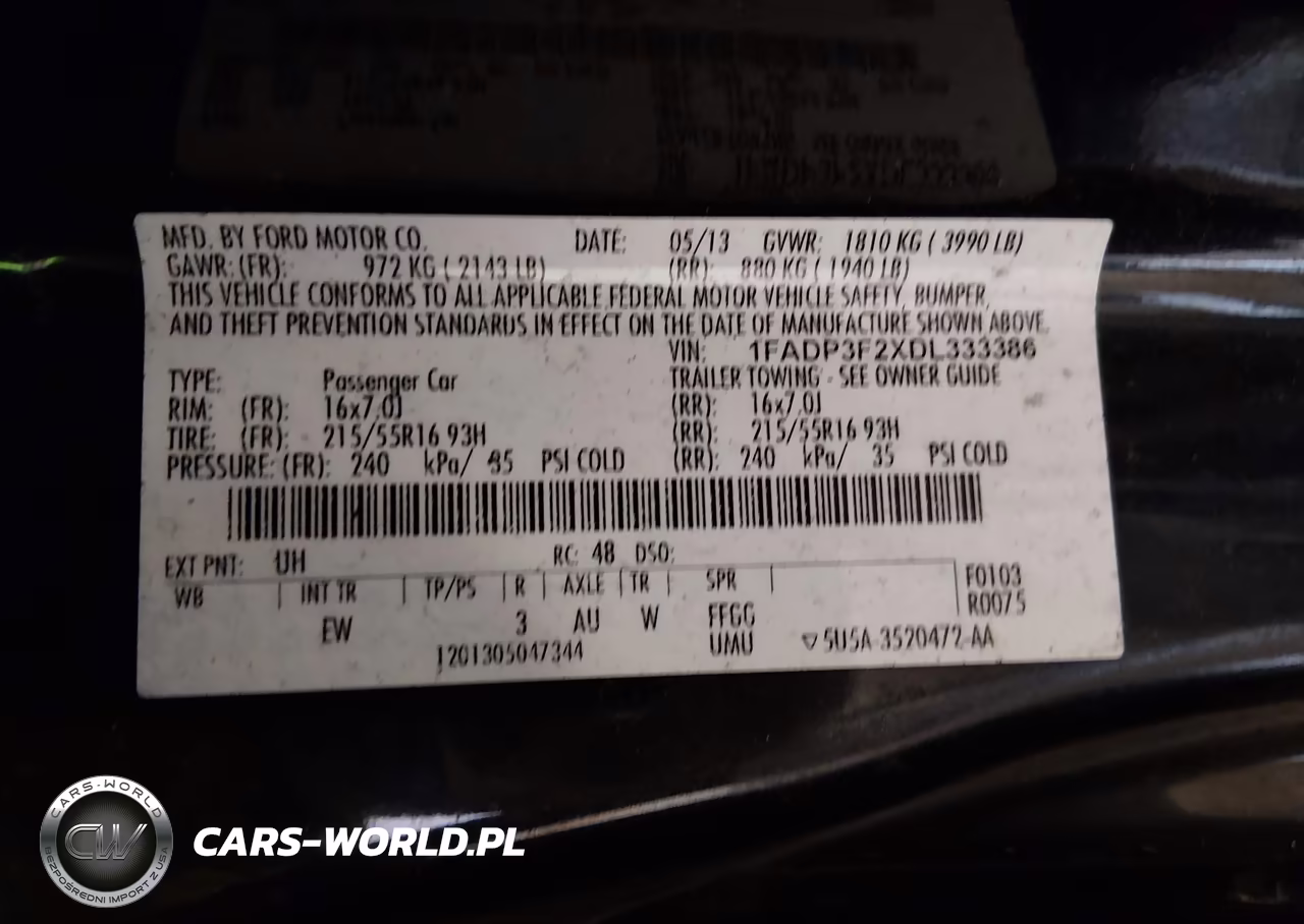 2013 Ford Focus Se VIN:1FADP3F2XDL333386 - 9