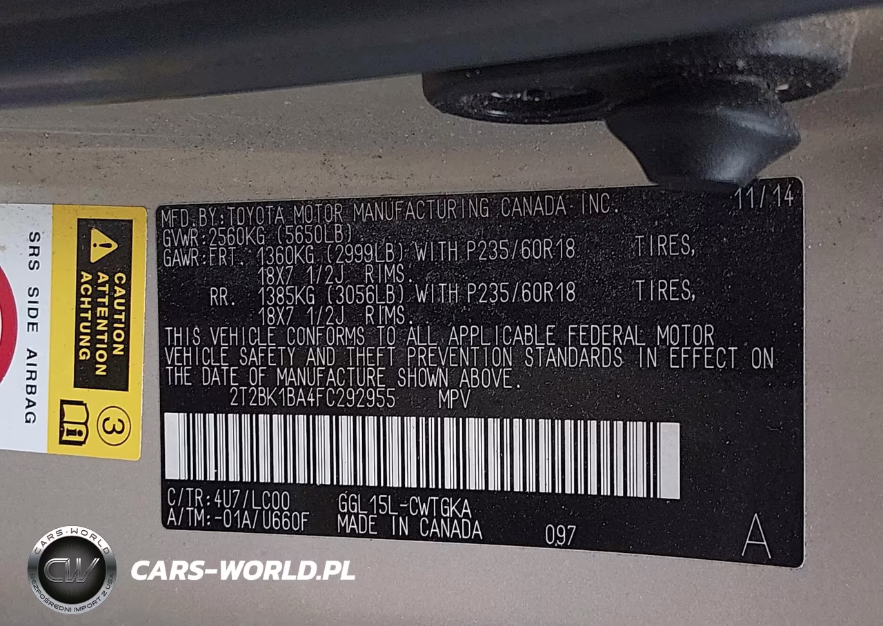 2015 Lexus Rx 350 VIN:2T2BK1BA4FC292955 - 9
