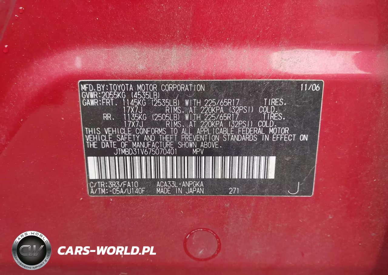 2007 Toyota Rav4 Limited VIN:JTMBD31V675070401 - 9