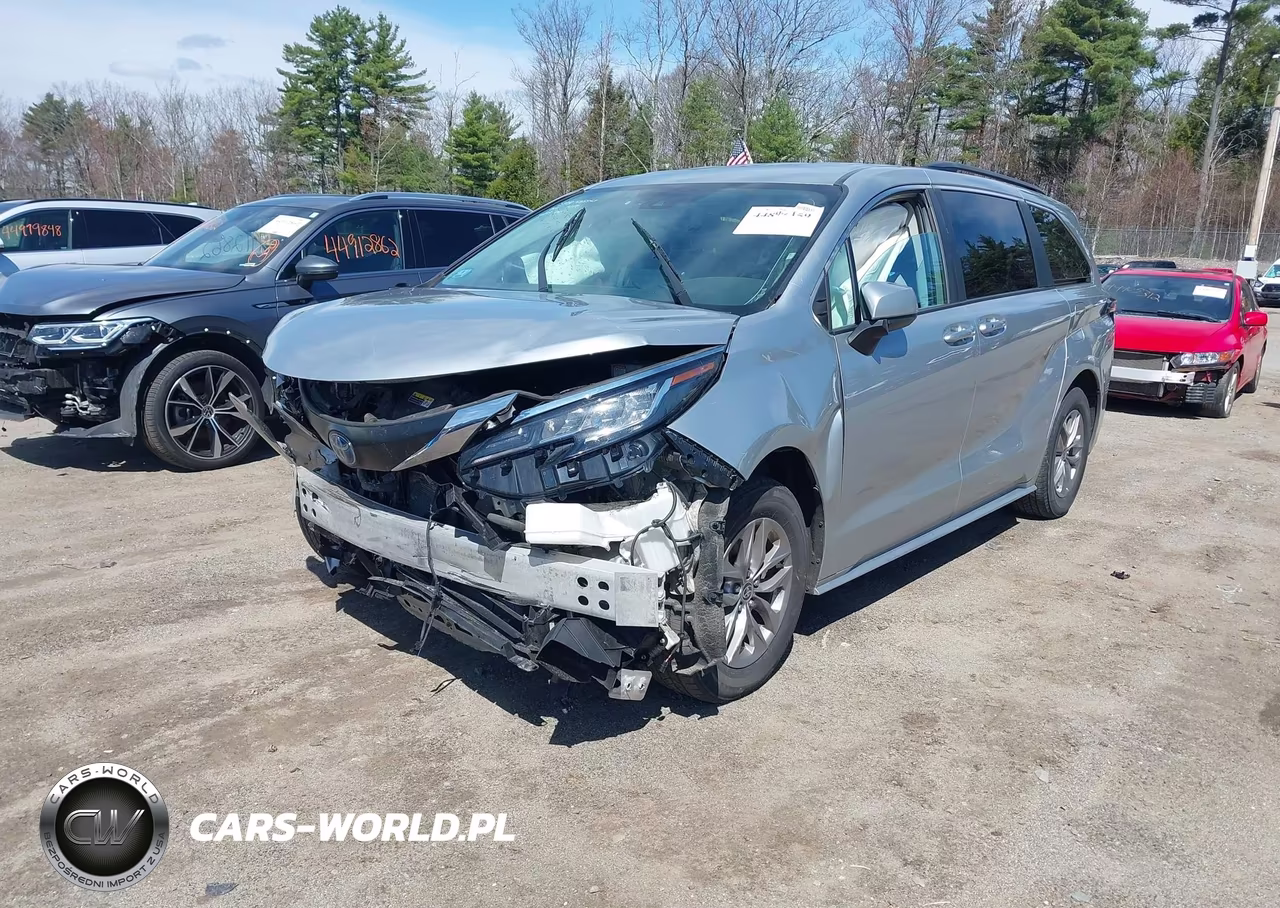 2022 Toyota Sienna Le VIN:5TDKSKFC0NS067525 - 2