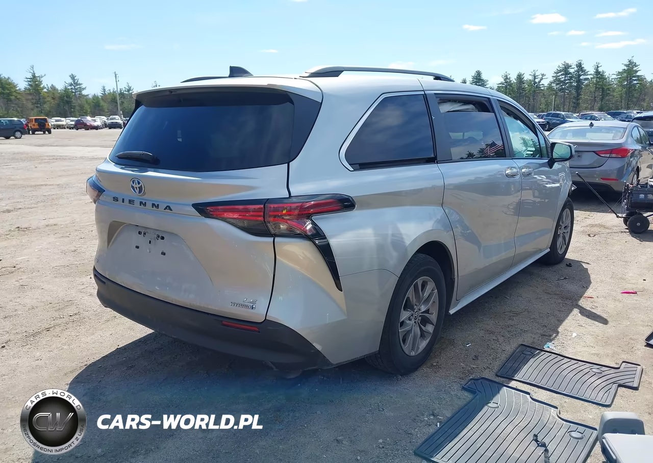 2022 Toyota Sienna Le VIN:5TDKSKFC0NS067525 - 4