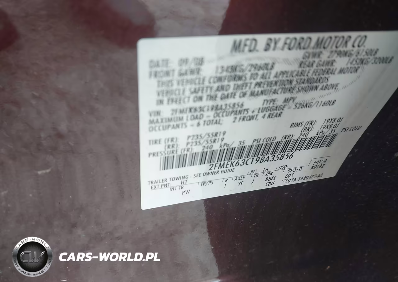 2009 Ford Flex Limited VIN:2FMEK63C19BA35856 - 9