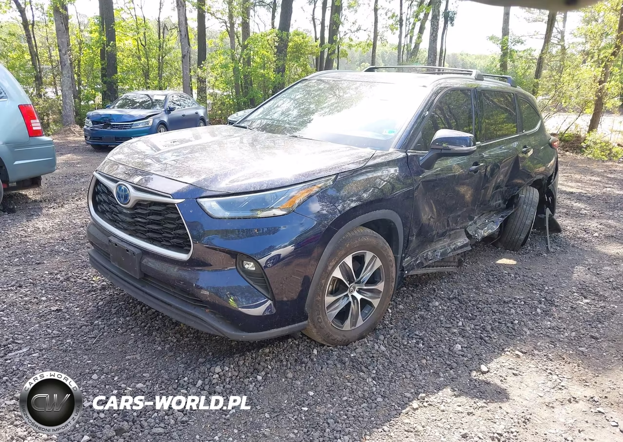 2022 Toyota Highlander Hybrid Xle VIN:5TDHBRCH5NS538295 - 2