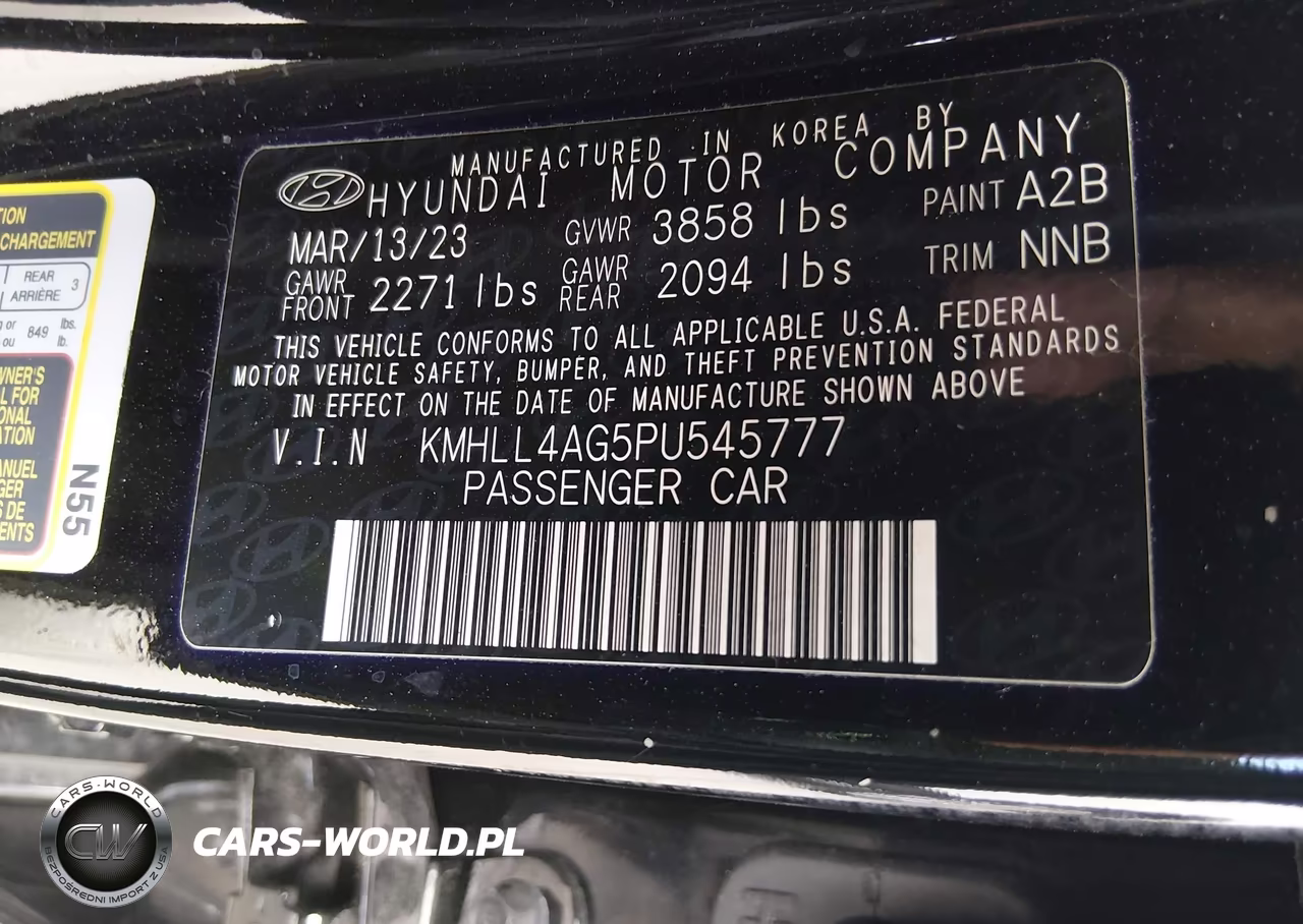 2023 Hyundai Elantra Se VIN:KMHLL4AG5PU545777 - 9
