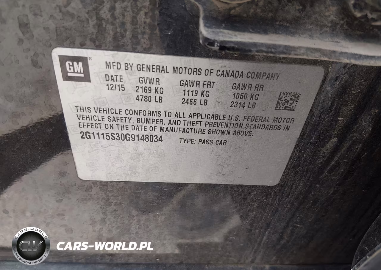 2016 Chevrolet Impala 2Lt VIN:2G1115S30G9148034 - 9